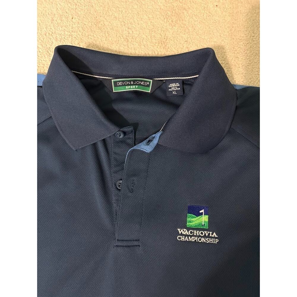 Vintage, Devon & Jones, Golf Performance Polo, Wachovia Championship, XL